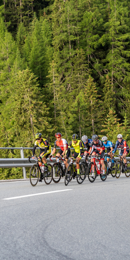 Ascent on the Flüela Pass.